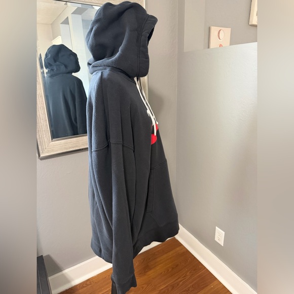 Nike Sportswear Heritage graphic pullover hoodie black size XL. - Picture 4 of 7